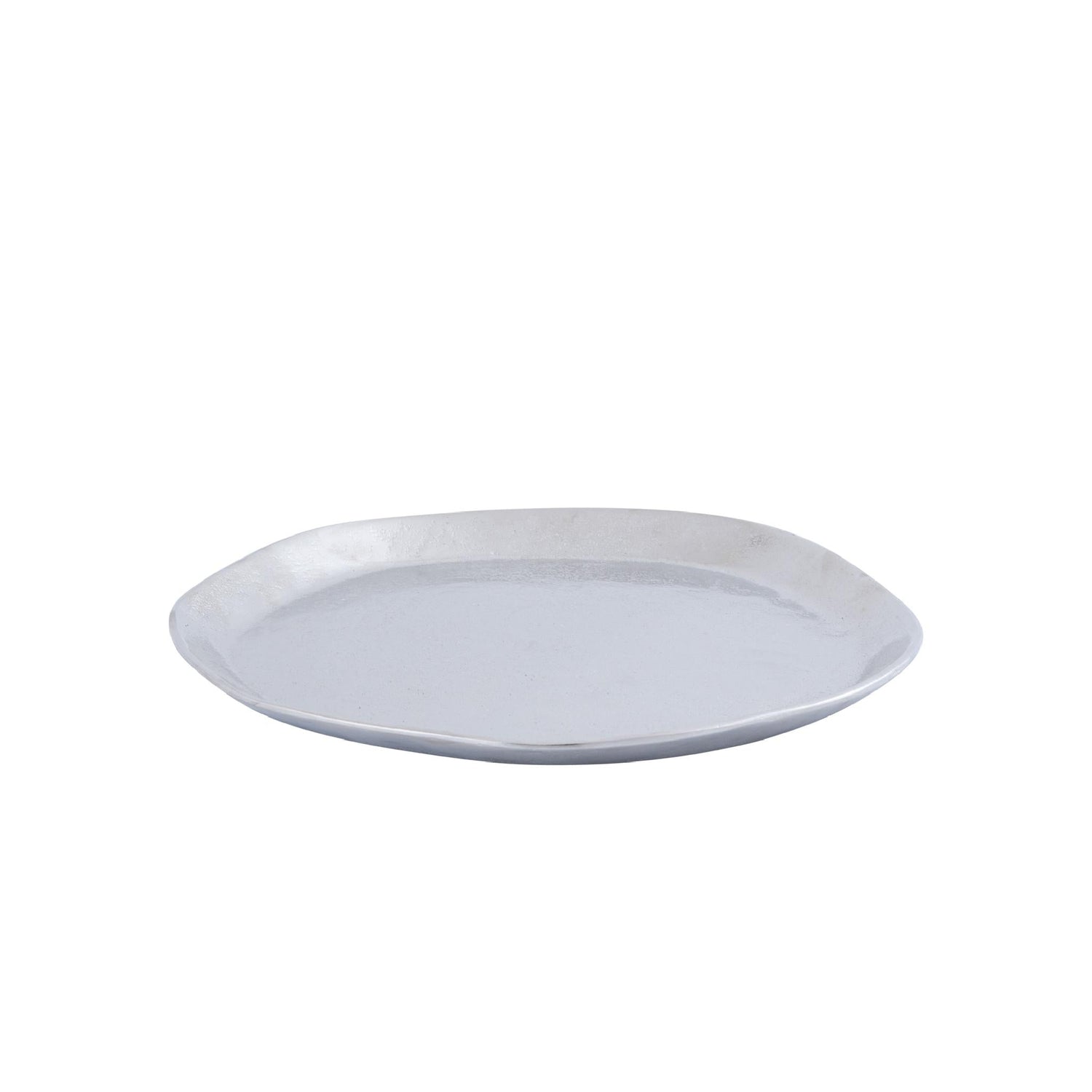 PTMD Plateau Elzye - 30x30x2 cm - Aluminium - Zilver