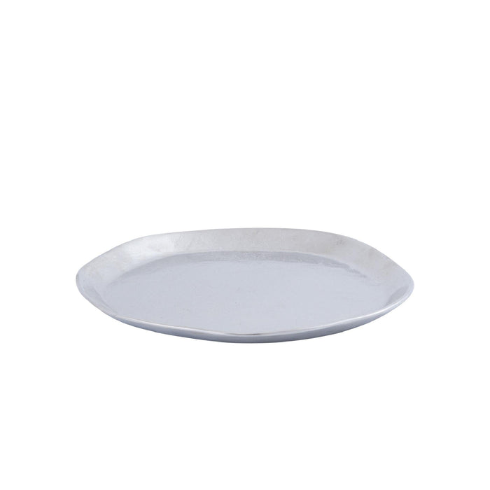 PTMD Plateau Elzye - 30x30x2 cm - Aluminium - Zilver