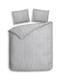Heckett Lane Dekbedovertrek Katoen Dobby Lacey - grey
