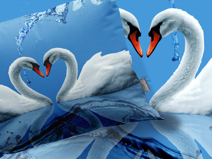 Eleganzzz Dekbedovertrek Micropercal Iternal Love - blue