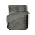 Eleganzzz Dekbedovertrek Crushed Velvet - dark grey