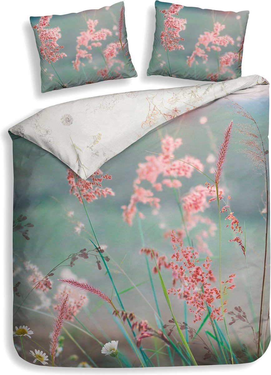 Heckett Lane Dekbedovertrek Bamboe Katoen Satijn Gabriella - grey