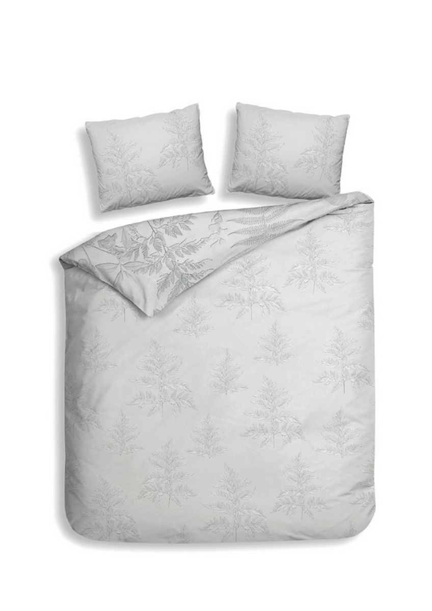 Heckett Lane Dekbedovertrek Katoen Dobby Freyr - grey