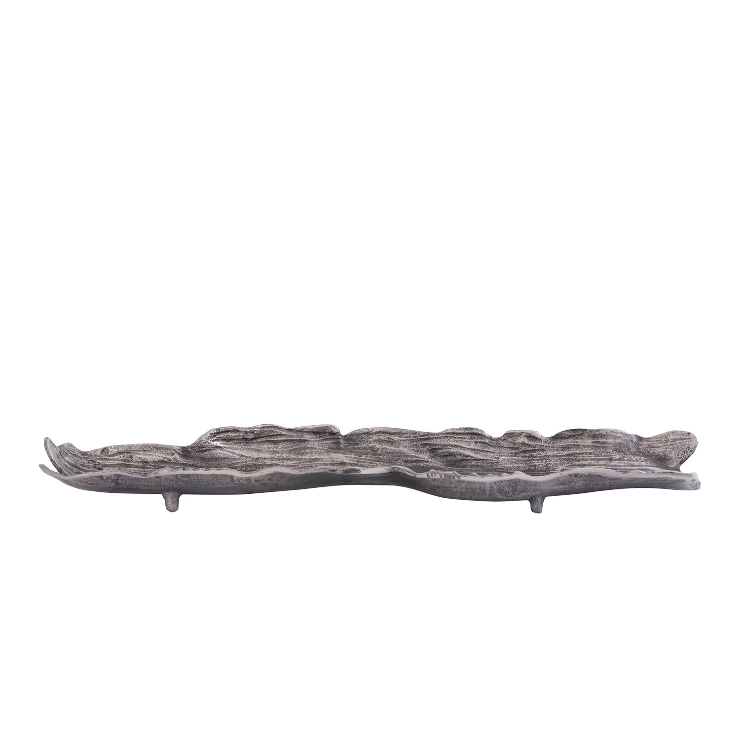 PTMD Lukne Nickle Casted Alu Wavy Bowl Rectangle L