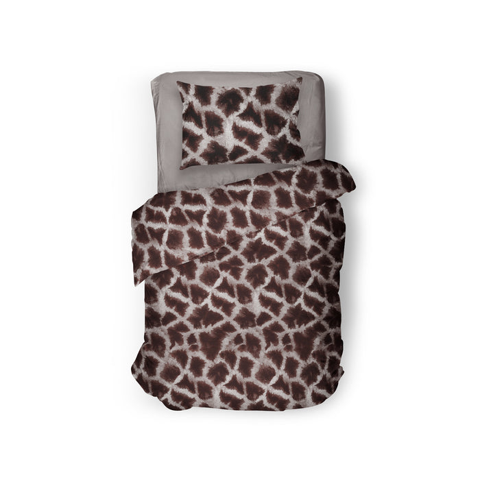 Eleganzzz Dekbedovertrek Ciro - bruin