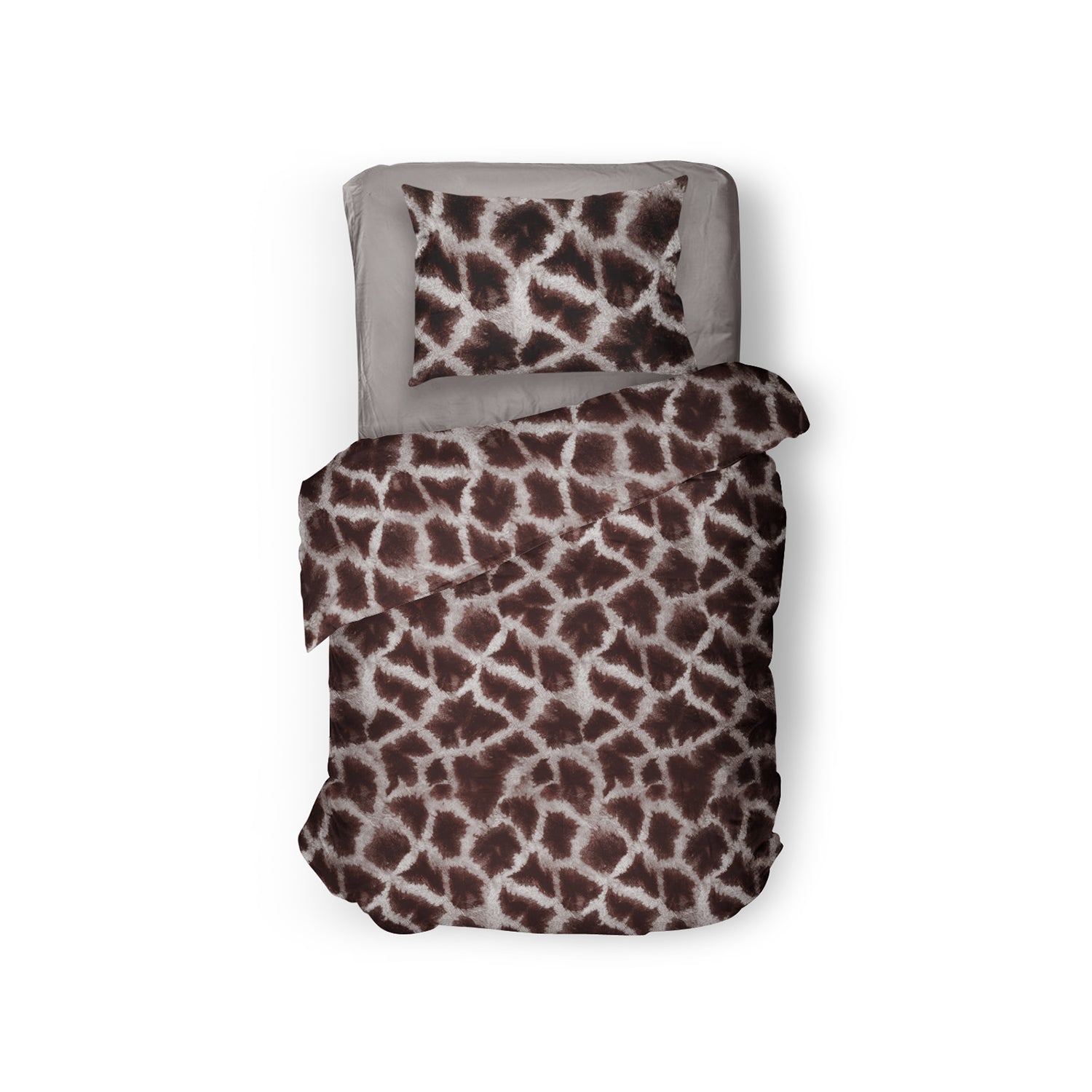 Eleganzzz Dekbedovertrek Ciro - bruin