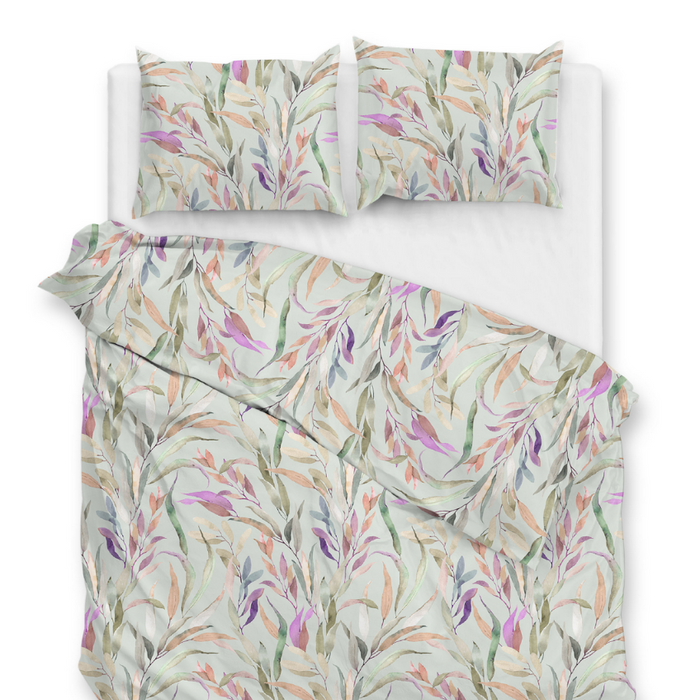 Zo Home Dekbedovertrekset Katoen Satijn Tia - green