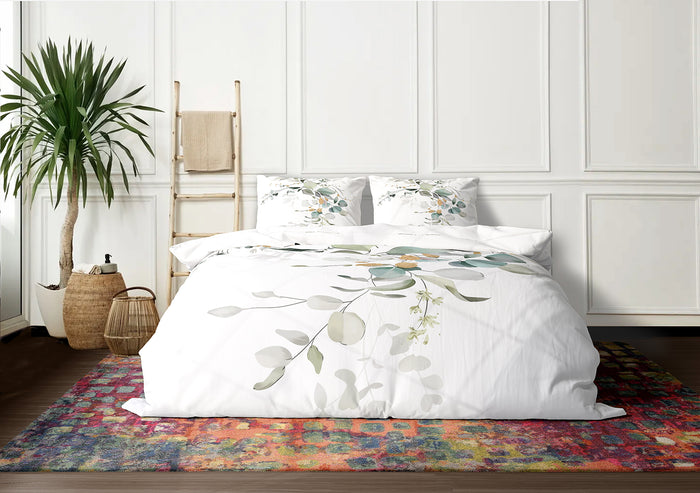 Eleganzzz Dekbedovertrek Micropercal Floral Vines - multi