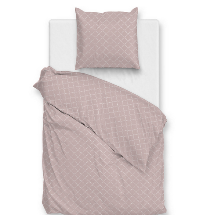 Zo Home Dekbedovertrek Katoen Satijn Linea di Satinado - shady pink