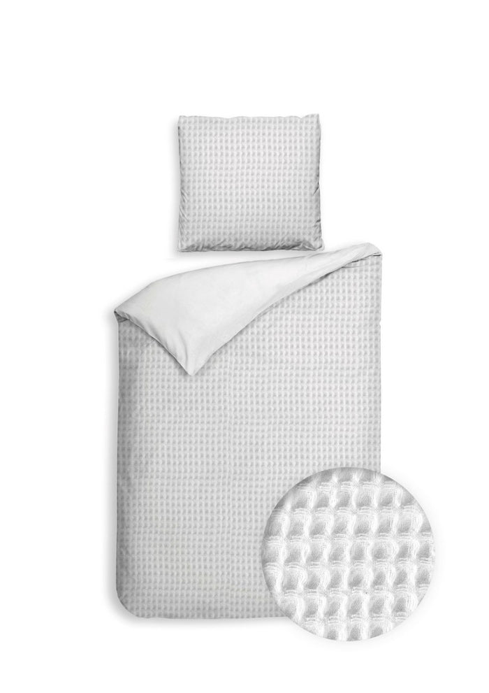 Heckett Lane Dekbedovertrek Katoen Vafala - super white