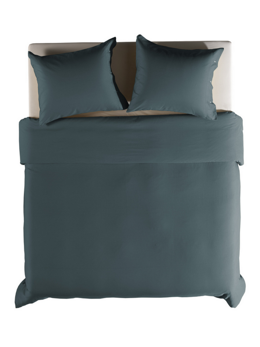 Yellow Dekbedovertrek Katoen Cialda - dusk blue