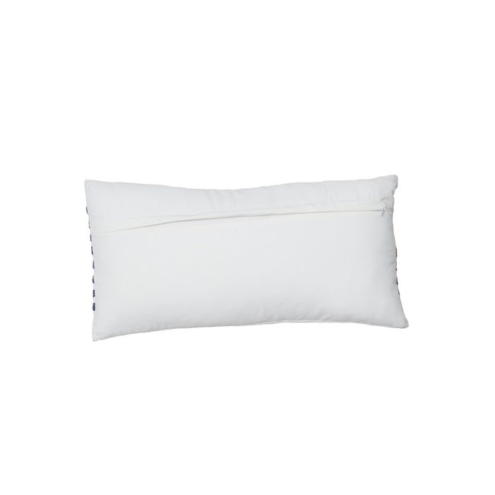 Light & Living - Kussen CINCO - 60x30x10cm - Wit