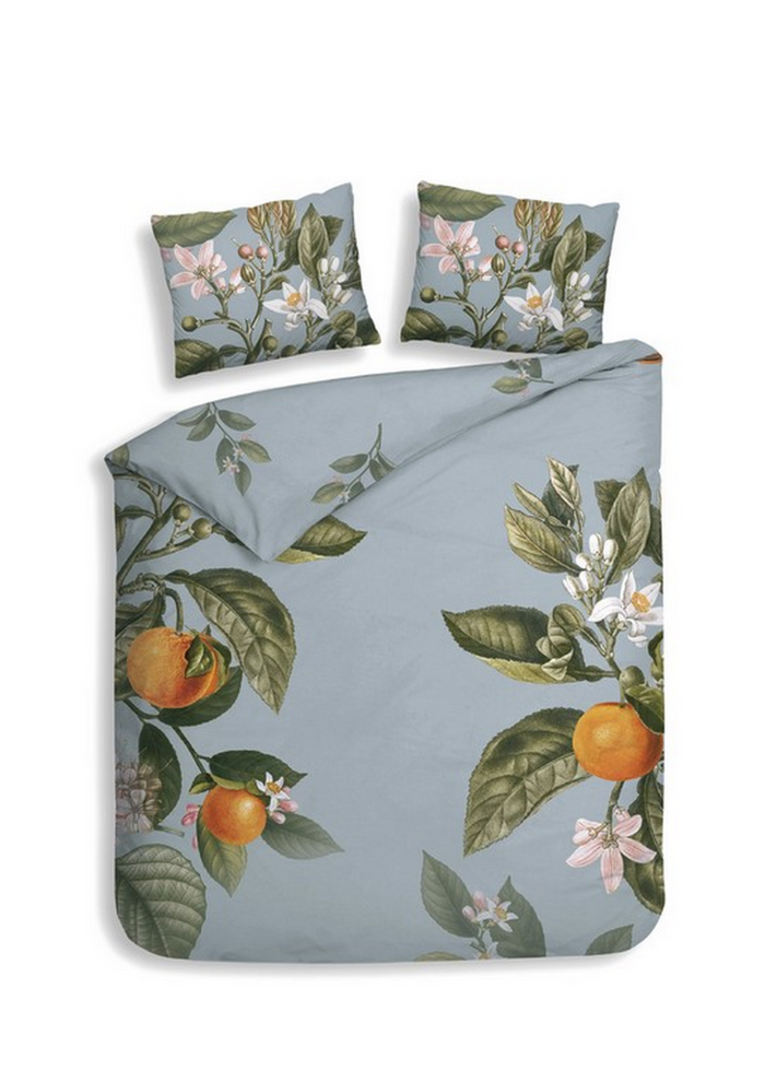 Heckett Lane Dekbedovertrek Katoen Satijn Palmira - blue