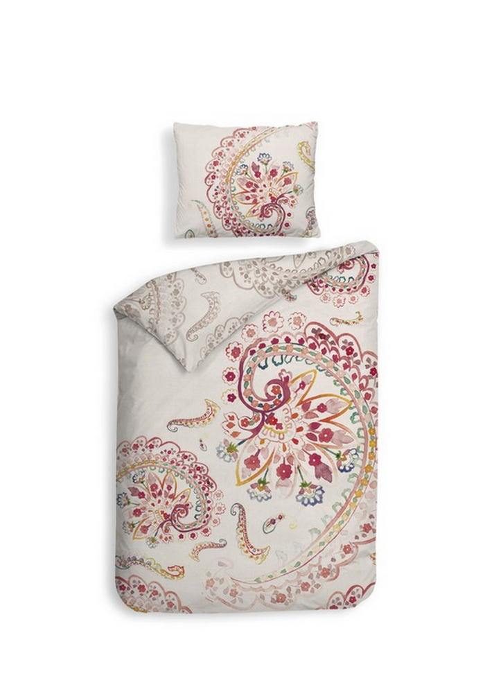 Heckett Lane Dekbedovertrek Katoen Satijn Ruby - natural