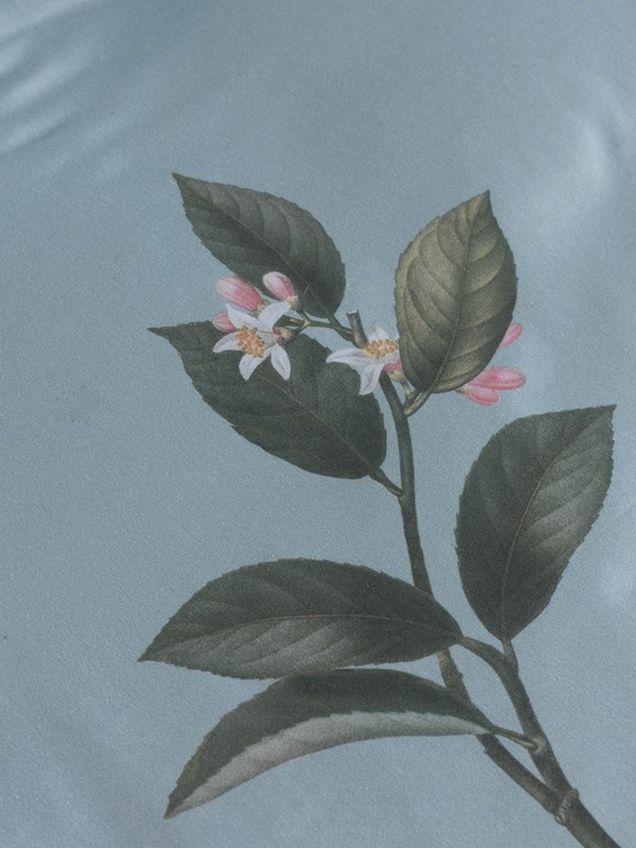 Heckett Lane Dekbedovertrek Katoen Satijn Palmira - blue