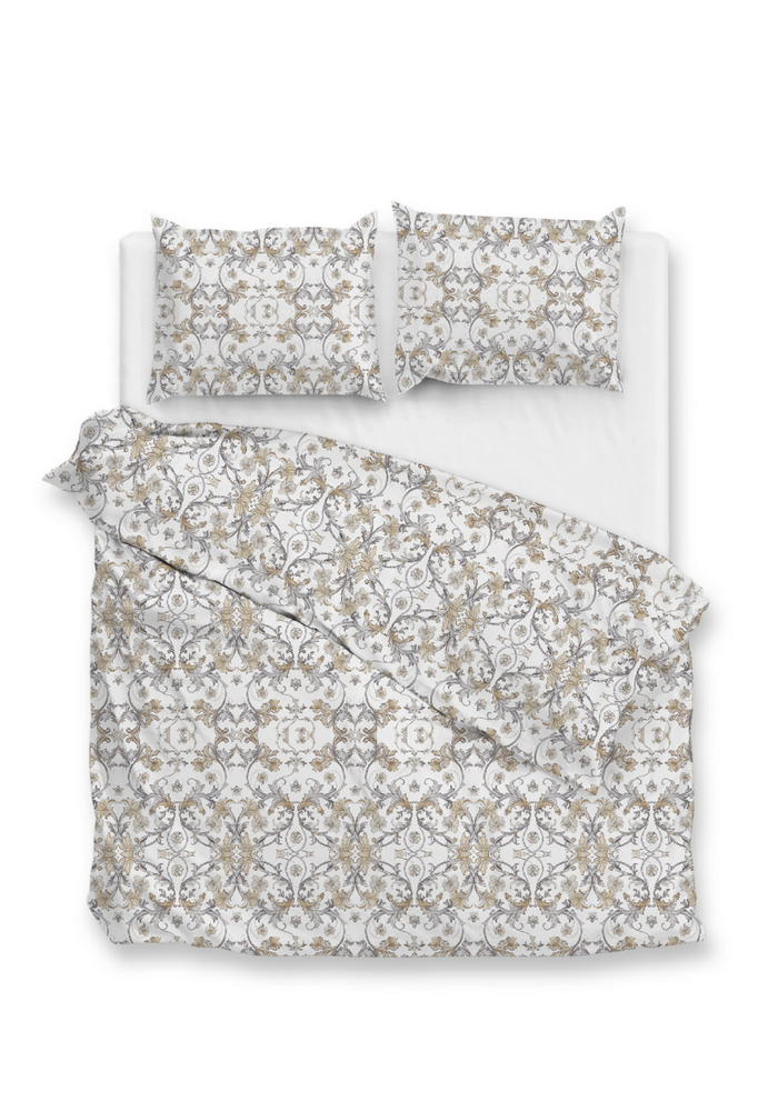 Zo Home Dekbedovertrek Katoen Fausto - grey