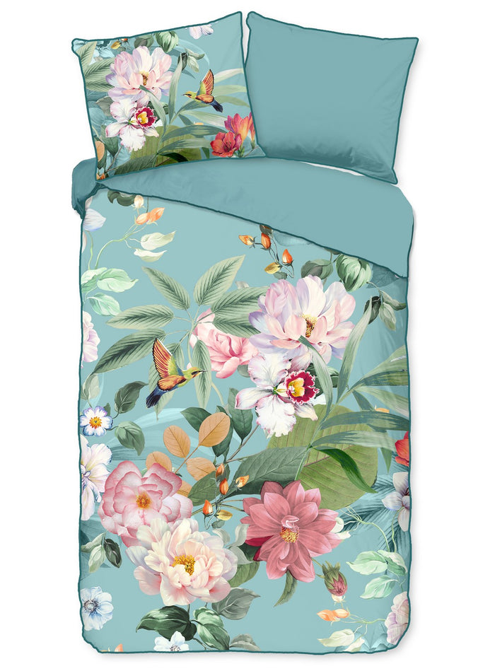 Descanso Dekbedovertrek Biologische Katoen Satijn Fungi - multi