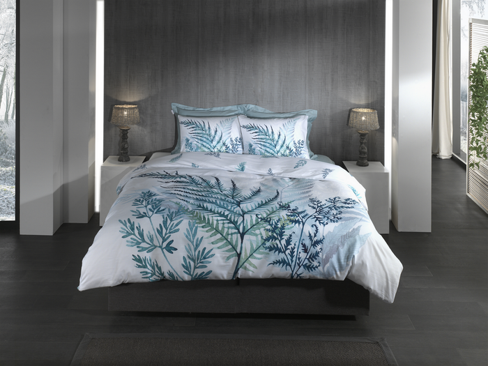 Heckett Lane Dekbedovertrek Katoen Dobby Hailee - white