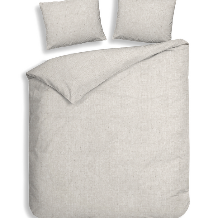 Heckett Lane Dekbedovertrek Flanel Franela - desert sand