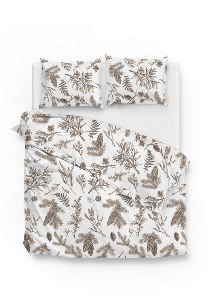 Zo Home Dekbedovertrek Katoen Flanel Esme - white