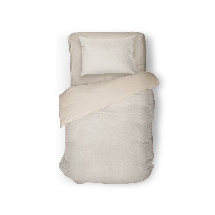 Eleganzzz Dekbedovertrek Teddy Pluche - off white