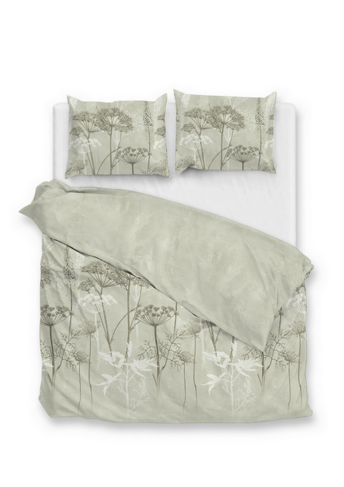 Zo Home Dekbedovertrek Katoen Flanel Traci - green