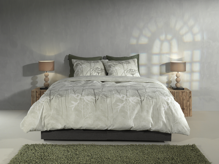 Zo Home Dekbedovertrek Katoen Flanel Traci - green