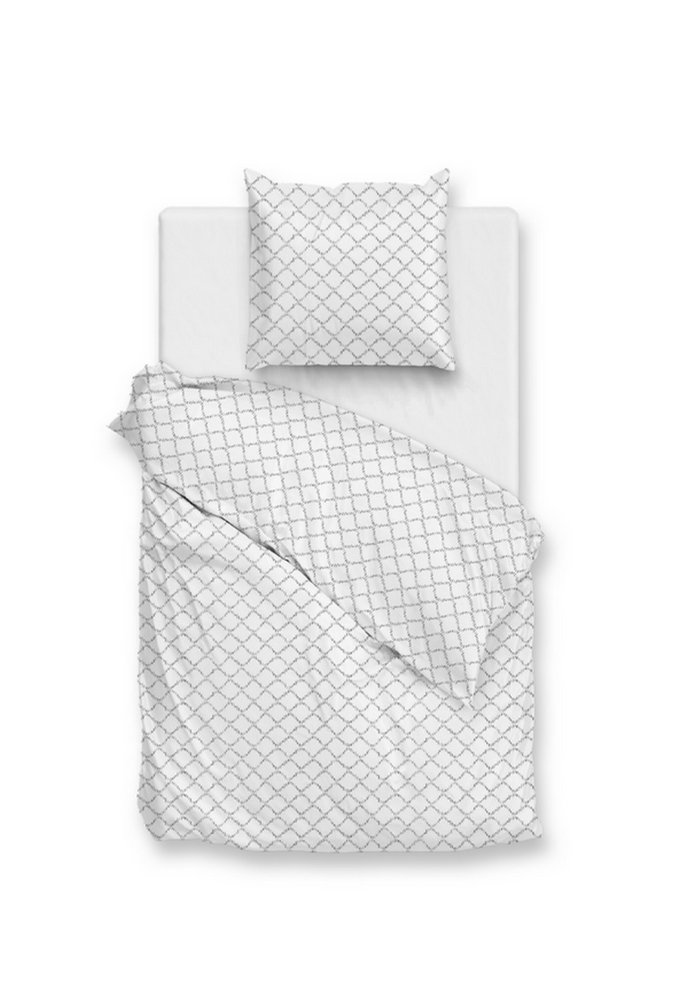 Zo Home Dekbedovertrek Katoen Satijn Linea di Satinado - white