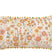 J-line - Kussen Rechthoek Bloemen Katoen Wit|oranje - 65x35x15cm
