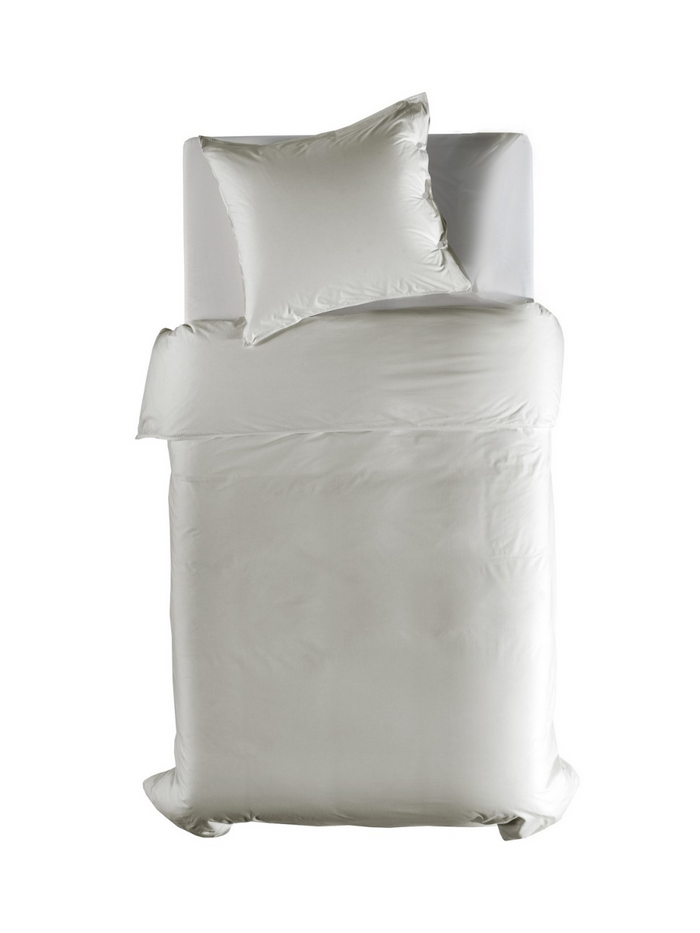 Yellow Dekbedovertrek Percale tender grey