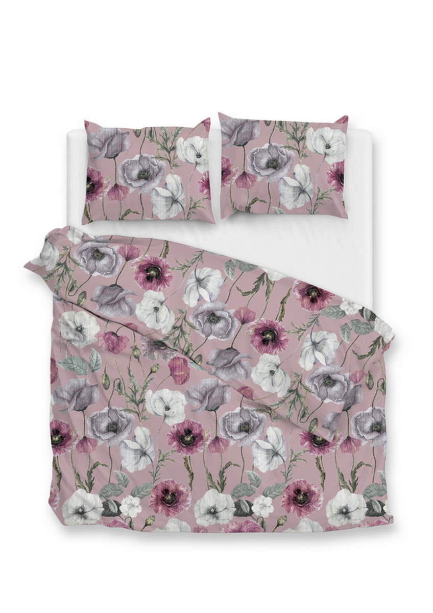 Zo Home Dekbedovertrek Flanel Gioia - pink