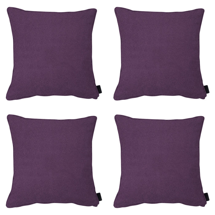 Madison -  Sierkussen Panama purple - Ca. 45x45 cm - Set van 4