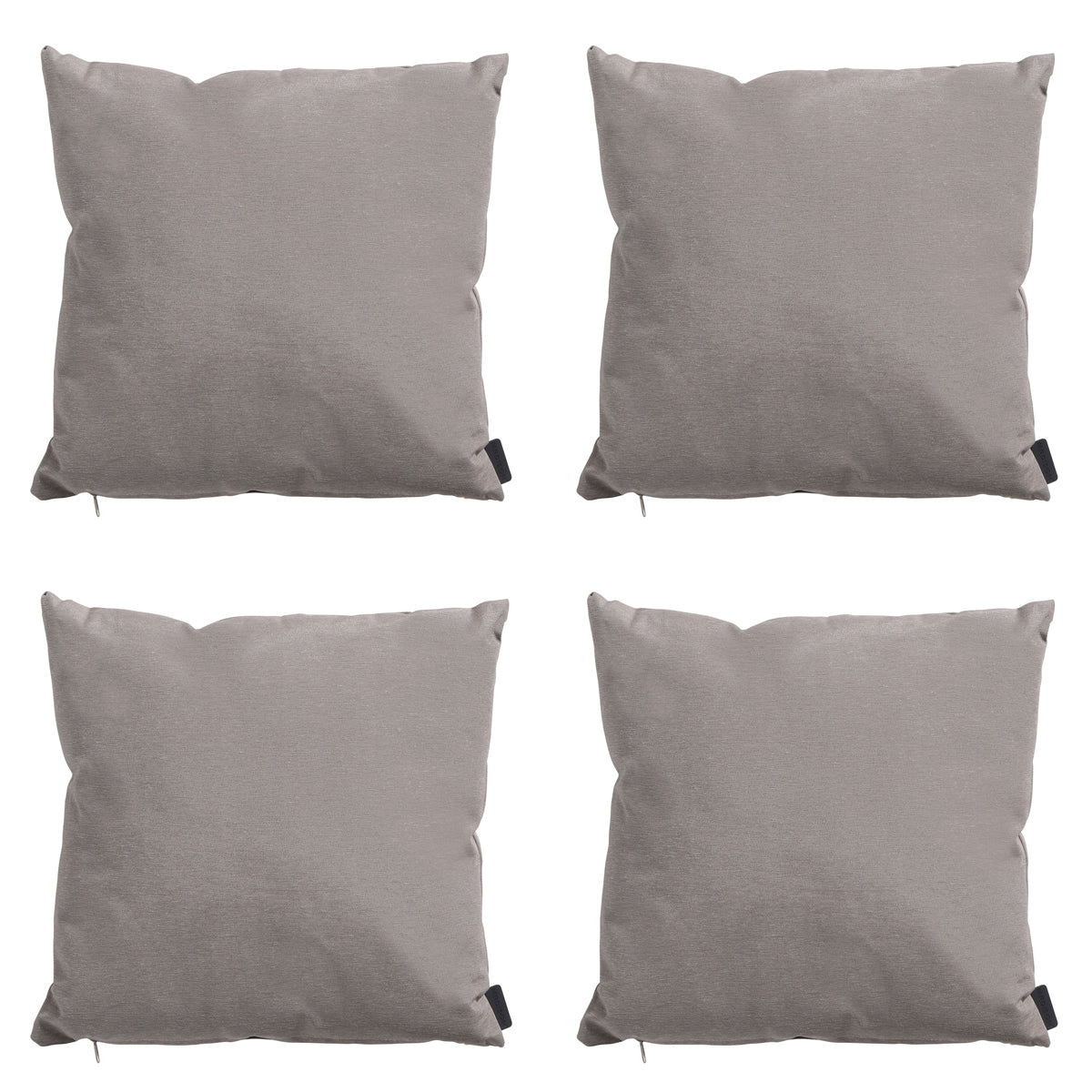 Madison -  Sierkussen Panama taupe - Ca. 45x45 cm - Set van 4