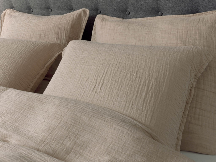 Yellow Dekbedovertrek Mousseline Katoen Garza - mojave sand