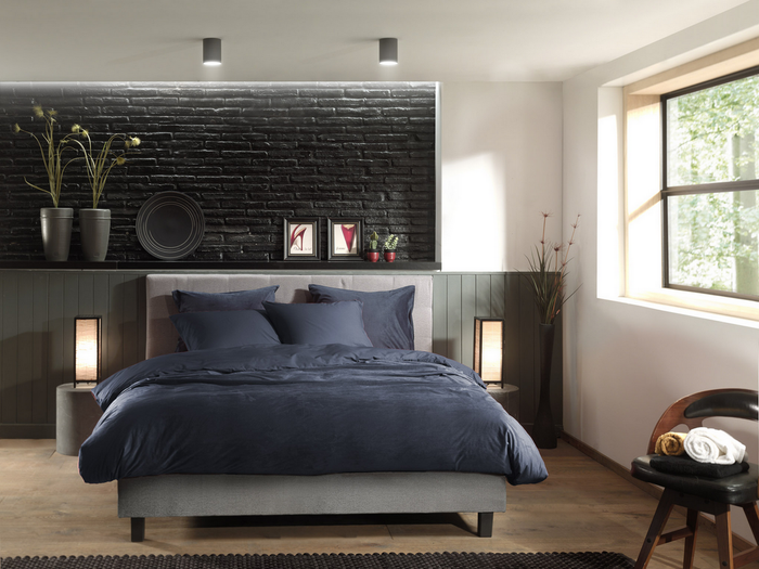 Zo Home Dekbedovertrek Katoen Velluto - night blue