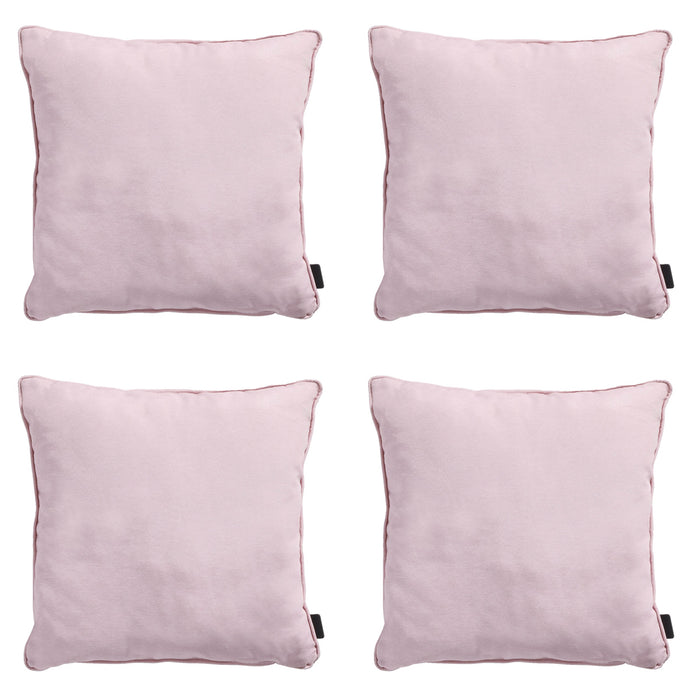 Madison -  Sierkussen Panama soft pink - Ca. 45x45 cm - Set van 4