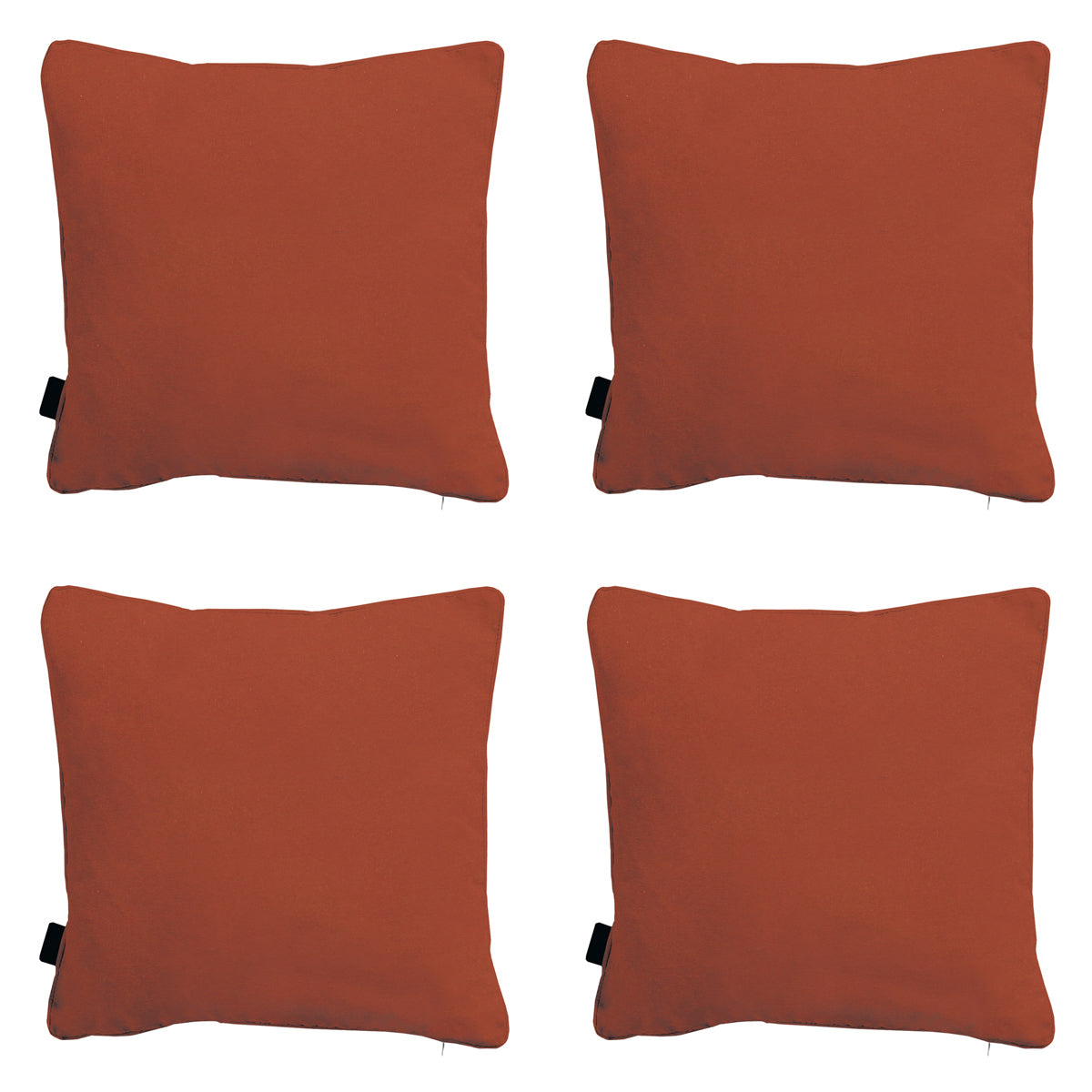 Madison -  Sierkussen Panama terra - Ca. 45x45 cm - Set van 4