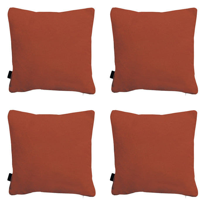 Madison -  Sierkussen Panama terra - Ca. 45x45 cm - Set van 4