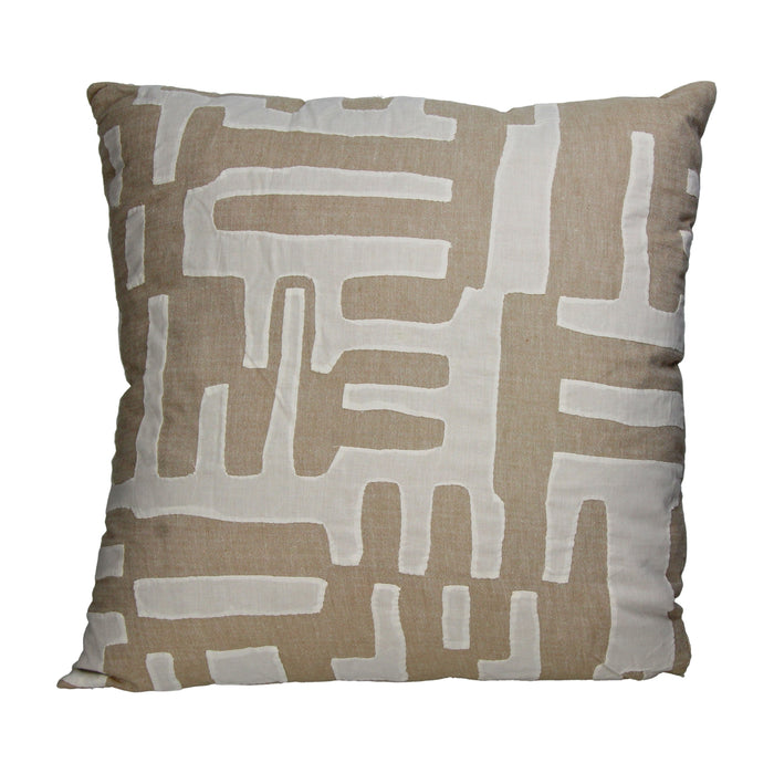 HD Collection Sierkussen Johan - Beige|Creme - Katoen