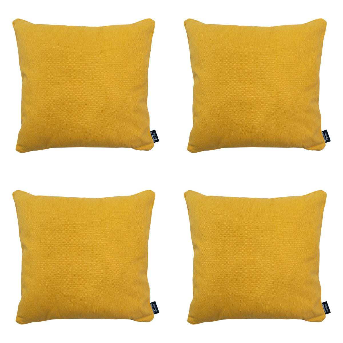 Madison -  Sierkussen Gold canvas eco+ - Ca. 50x50 cm - Set van 4