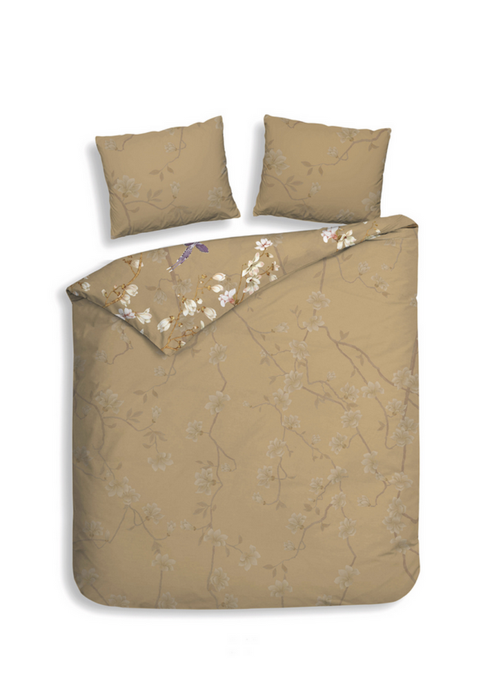 Heckett Lane Dekbedovertrek Katoen Satijn Asahi - beige