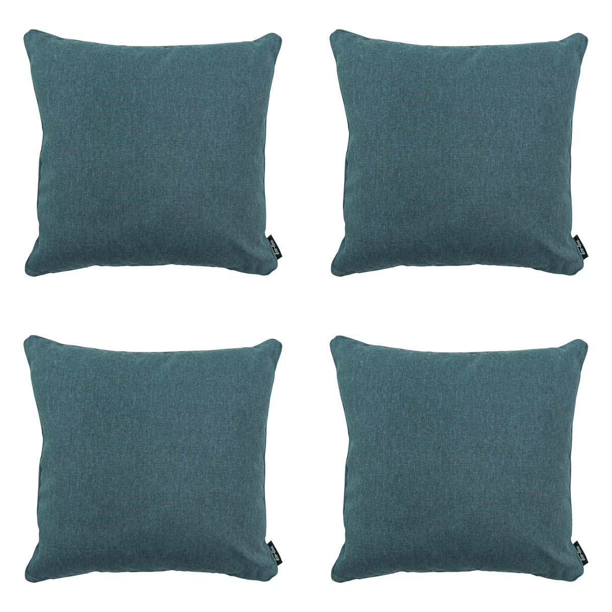 Madison -  Sierkussen Sea blue canvas eco+ - Ca. 50x50 cm - Set van 4