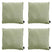 Madison -  Sierkussen Panama sage - Ca. 45x45 cm - Set van 4