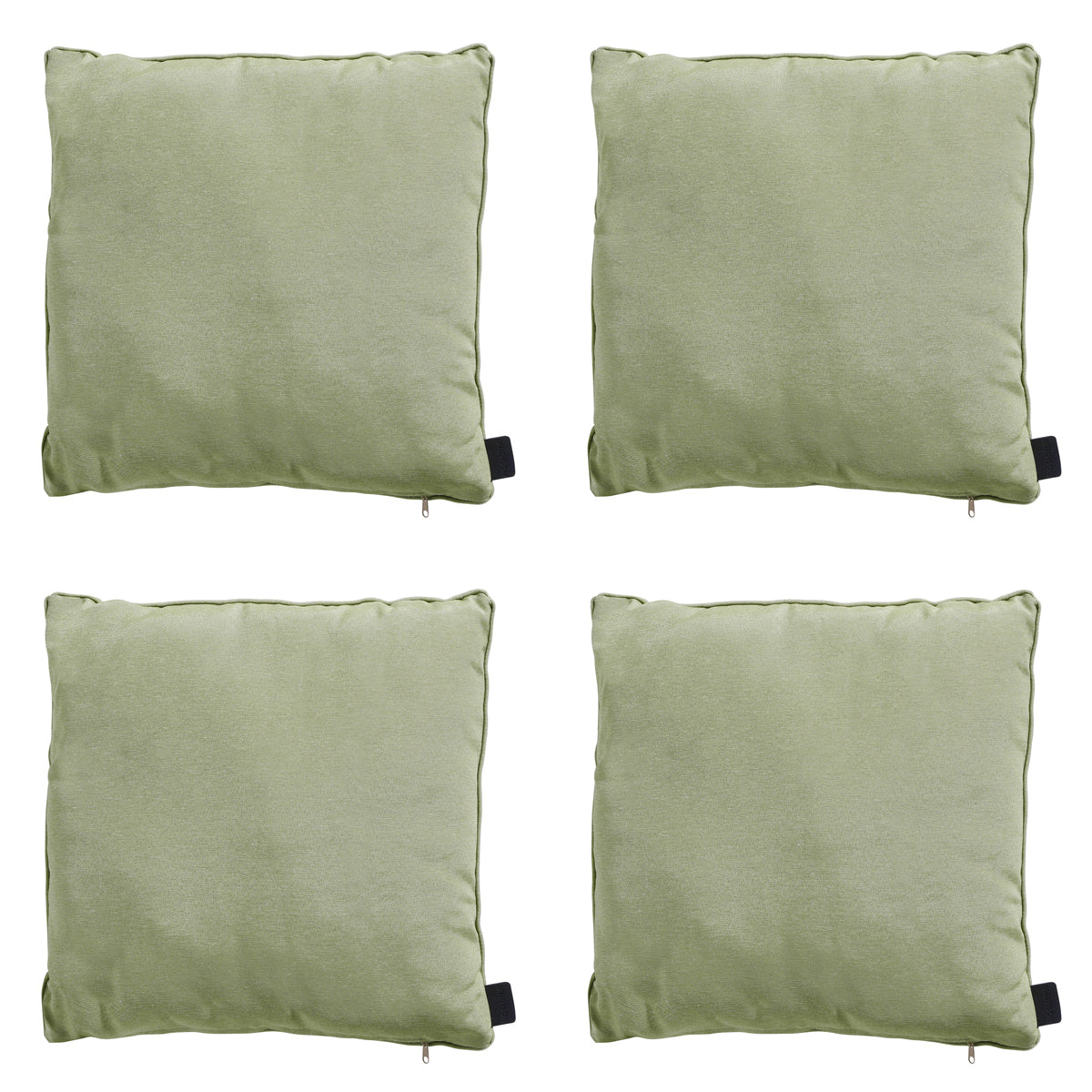 Madison -  Sierkussen Panama sage - Ca. 45x45 cm - Set van 4
