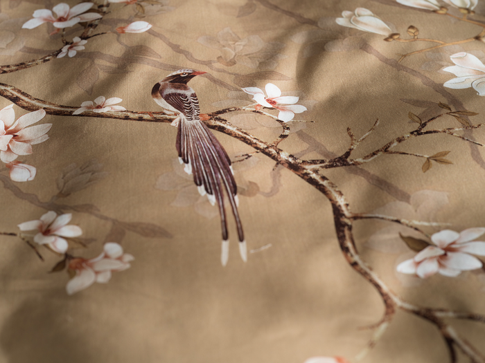 Heckett Lane Dekbedovertrek Katoen Satijn Asahi - beige