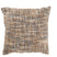 J-line - Kussen Tweed Acryl|katoen Lichtblauw|beige - 45x45x12cm