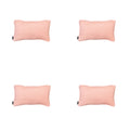 Madison -  Sierkussen Napels salmone - Ca. 30x50 cm - Set van 4