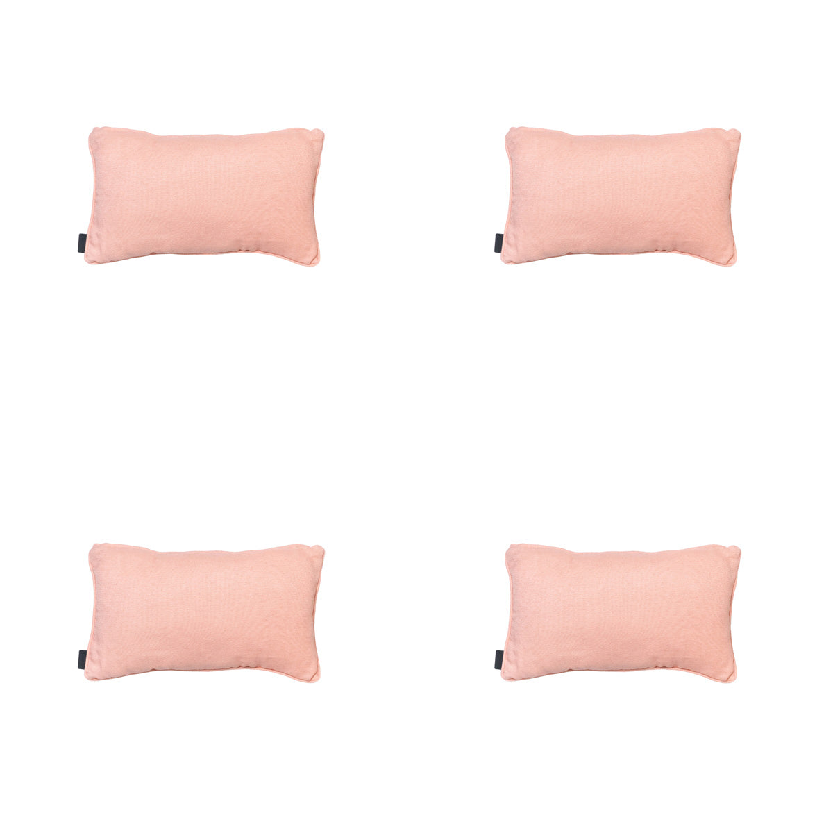 Madison -  Sierkussen Napels salmone - Ca. 30x50 cm - Set van 4