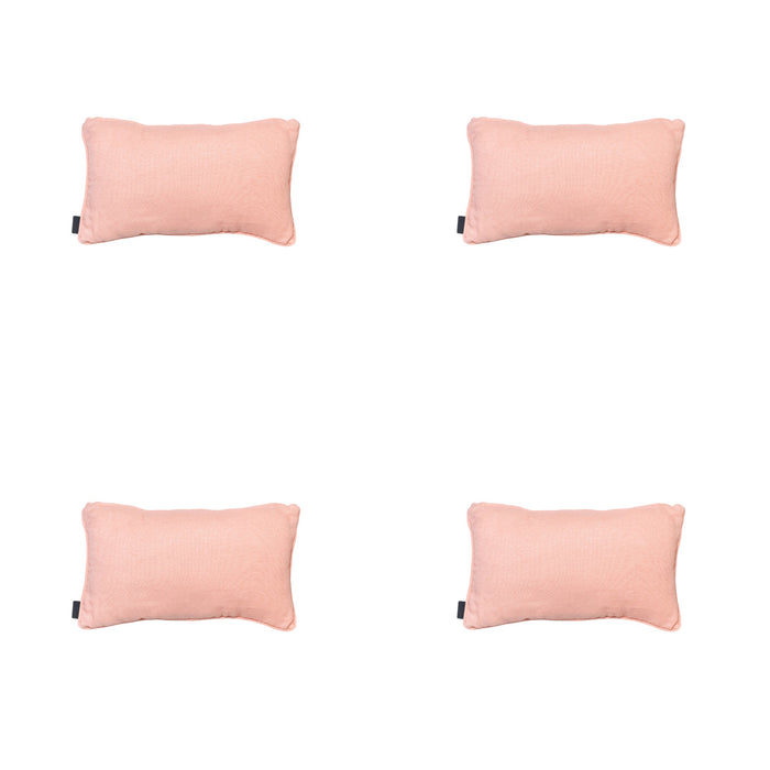 Madison -  Sierkussen Napels salmone - Ca. 30x50 cm - Set van 4