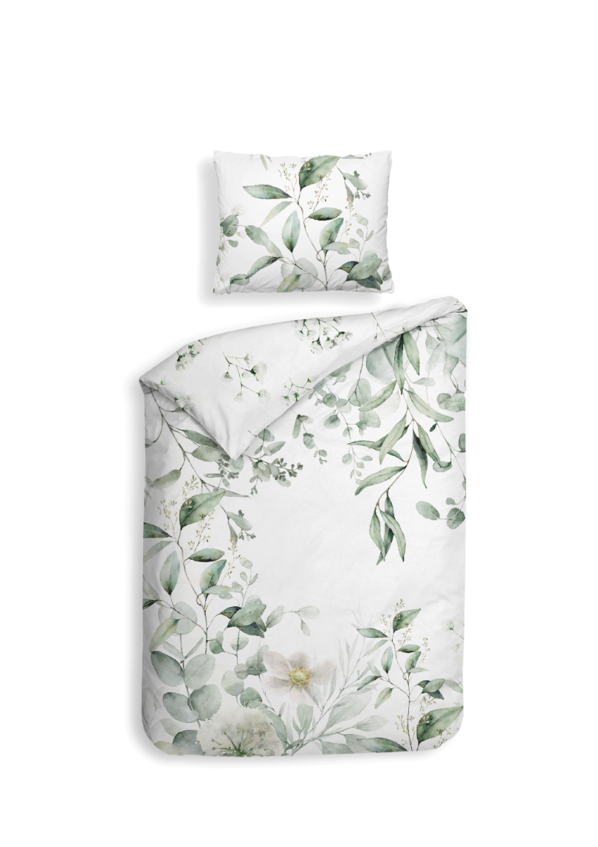 Heckett Lane Dekbedovertrek Katoen Clip-Sheared Eduardo - White